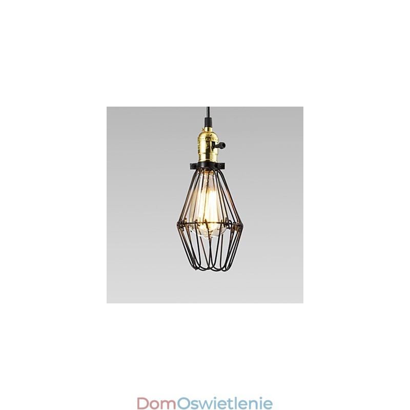 Tradycyjna klasyczna lampa wisząca w stylu vintage retro country