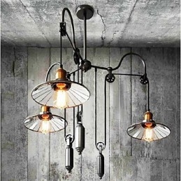 Malowanie metalowego żyrandola w stylu vintage country mini