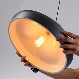 Vintage Retro Mini Styl Malowanie Metalowa Lampa Wisząca