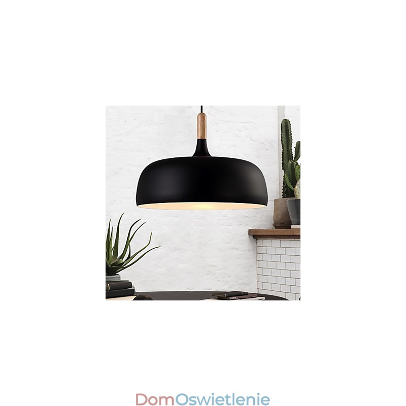 Nowoczesna, współczesna, wisząca lampa metalowa w stylu country