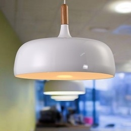 Nowoczesna, współczesna, wisząca lampa metalowa w stylu country