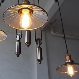 Malowanie metalowego żyrandola w stylu vintage country mini