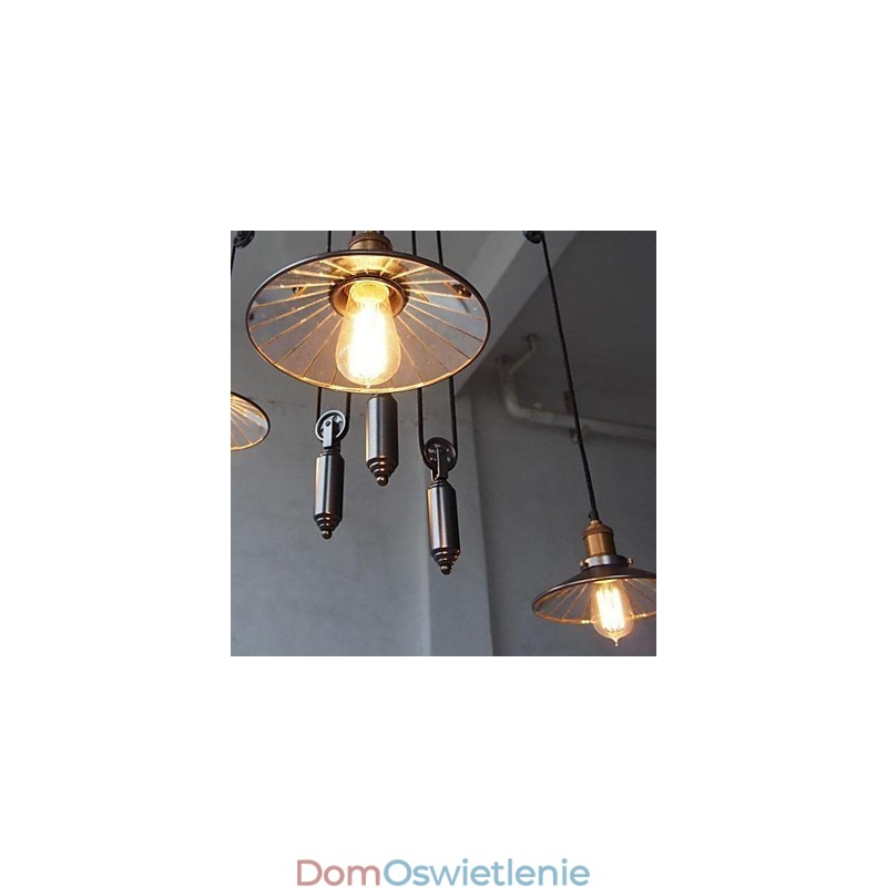 Malowanie metalowego żyrandola w stylu vintage country mini