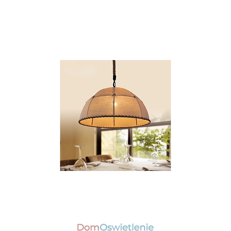 35CM Loft Industrial Wind Prosta lniana lampa w stylu amerykańskim Country Creative Arts Droplight