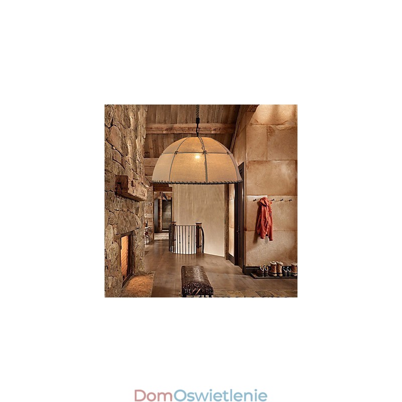 35CM Loft Industrial Wind Prosta lniana lampa w stylu amerykańskim Country Creative Arts Droplight