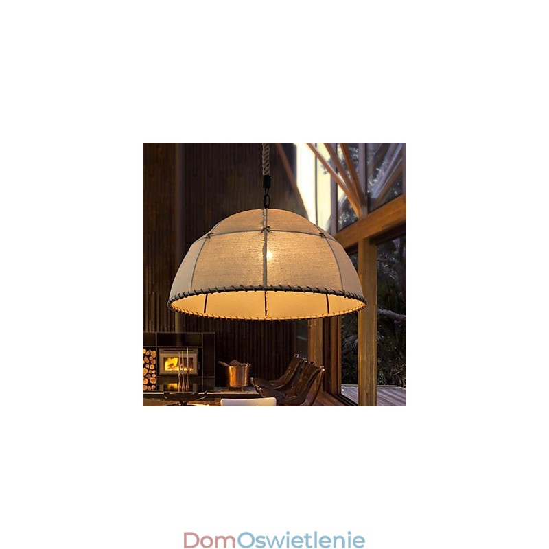 35CM Loft Industrial Wind Prosta lniana lampa w stylu amerykańskim Country Creative Arts Droplight