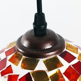 Nowoczesna współczesna lampa wisząca z metalu