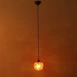 Nowoczesna współczesna lampa wisząca z metalu