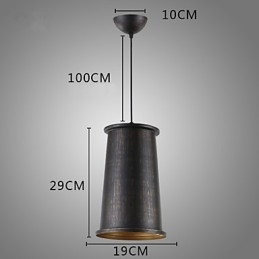 Retro Designers Metalowa lampa wisząca