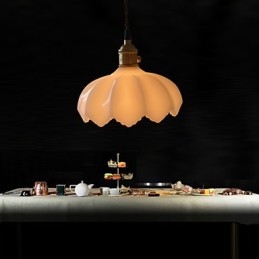 Oświetlenie retro Oświetlenie szklane Lampa wisząca