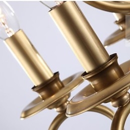Żyrandol Wisząca Lampa Mini Styl Tradycyjny Klasyczny Metal