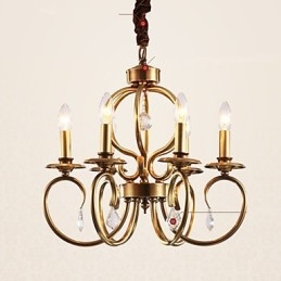 Żyrandol Wisząca Lampa Mini Styl Tradycyjny Klasyczny Metal