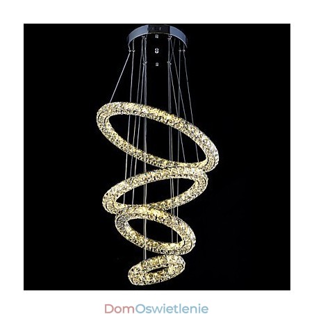 Kryształowy pierścień wiszący lampa nowoczesny żyrandol sufitowy oświetlenie oprawy lampy z Kryształowy pierścień wiszący lampa nowoczesny żyrandol sufitowy oświetlenie oprawy lampy z