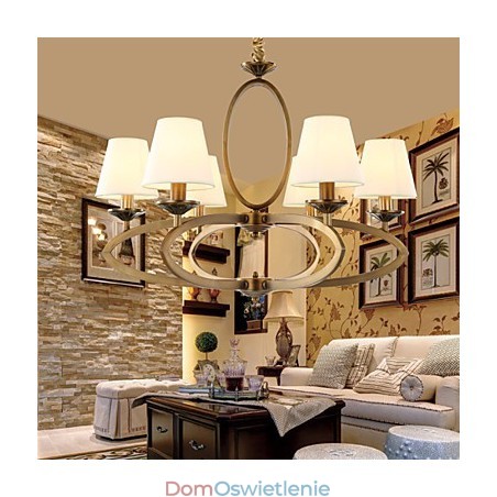 Rustykalny domek w stylu vintage mini, metalowy żyrandol galwanizowany