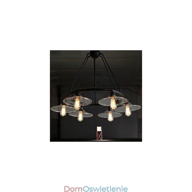 Tradycyjny Klasyczny Vintage Retro Latarnia Wiejski Mini Styl Malowanie Metalowa Lampa Wisząca Jadalnia