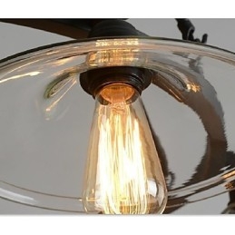 Tradycyjny Klasyczny Vintage Retro Latarnia Wiejski Mini Styl Malowanie Metalowa Lampa Wisząca Jadalnia
