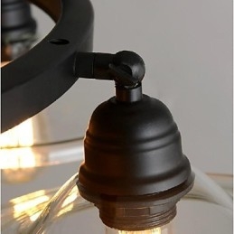 Tradycyjny Klasyczny Vintage Retro Latarnia Wiejski Mini Styl Malowanie Metalowa Lampa Wisząca Jadalnia