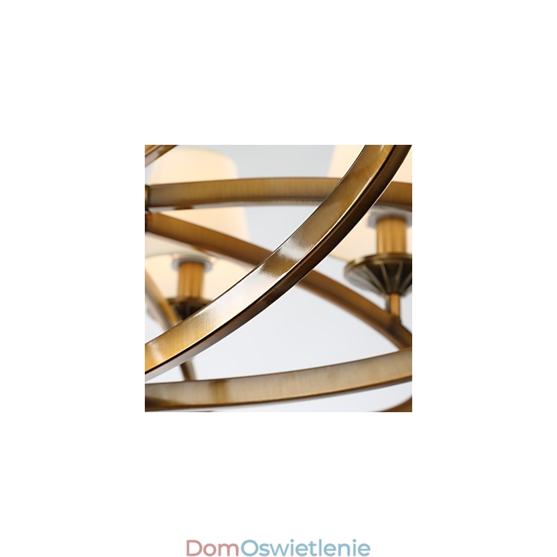 Rustykalny domek w stylu vintage mini, metalowy żyrandol galwanizowany