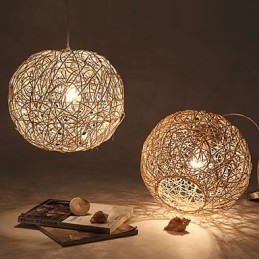 Lampa Cany Art Lamp Rural Chinlon Droplight Droplight Lampa Światło