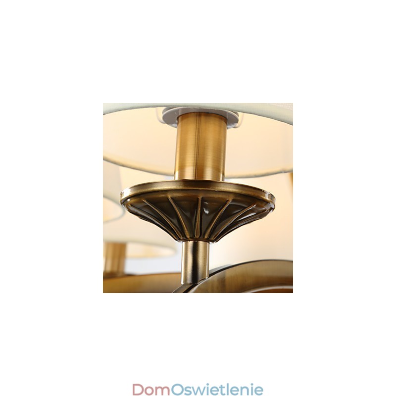 Rustykalny domek w stylu vintage mini, metalowy żyrandol galwanizowany