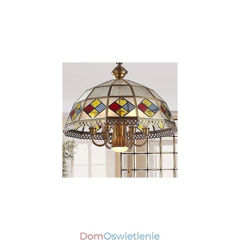 Lampy wiszące kryształowe mini styl tradycyjny klasyczny metalowy