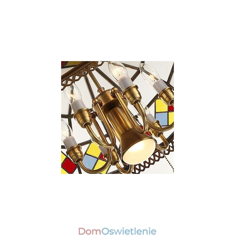 Lampy wiszące kryształowe mini styl tradycyjny klasyczny metalowy