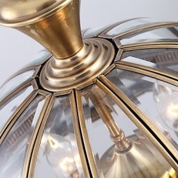 Lampy wiszące kryształowe mini styl tradycyjny klasyczny metalowy