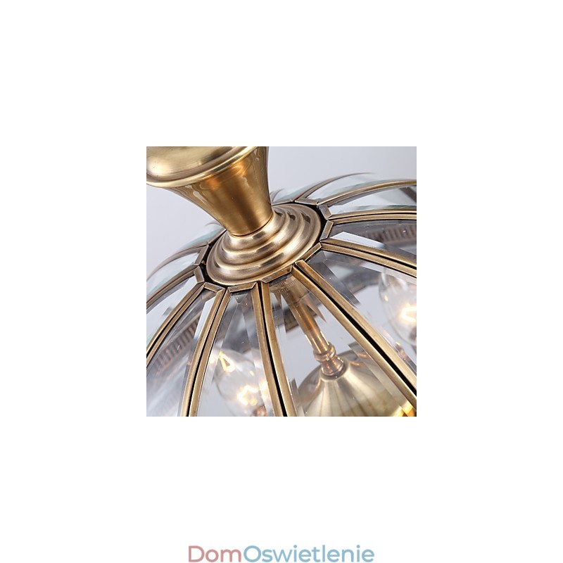 Lampy wiszące kryształowe mini styl tradycyjny klasyczny metalowy