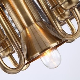 Lampy wiszące kryształowe mini styl tradycyjny klasyczny metalowy