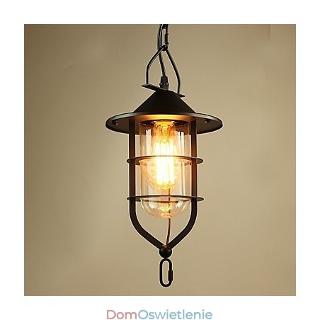 Vintage Country Painting Metalowa lampa wisząca garaż Vintage Country Painting Metalowa lampa wisząca garaż