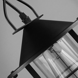 Vintage Country Painting Metalowa lampa wisząca garaż