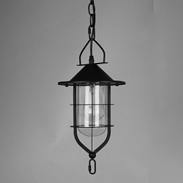 Vintage Country Painting Metalowa lampa wisząca garaż