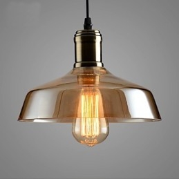 Retro Oświetlenie Szklana Lampa Wisząca