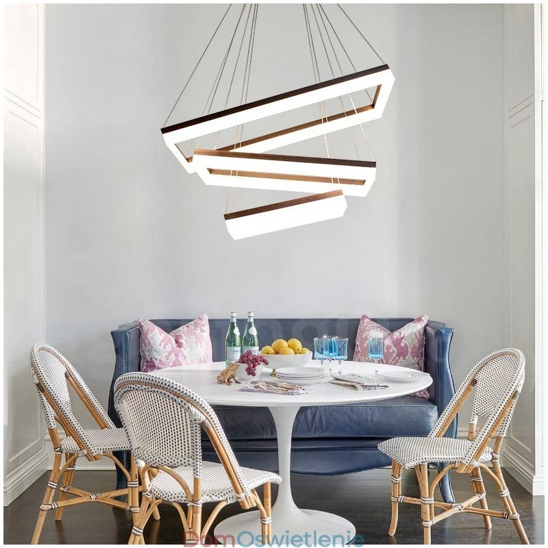 Wi-Fi Smart Dimmable 3 Tiers Nowoczesny styl współczesny lampa wisząca do domu