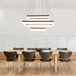 Wi-Fi Smart Dimmable 3 Tiers Nowoczesny styl współczesny lampa wisząca do domu