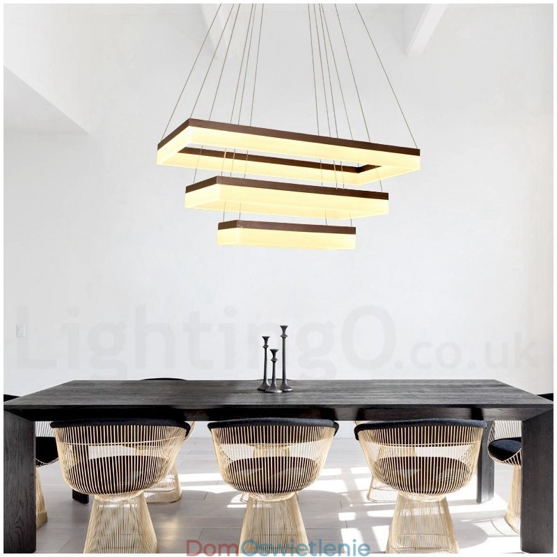 Wi-Fi Smart Dimmable 3 Tiers Nowoczesny styl współczesny lampa wisząca do domu