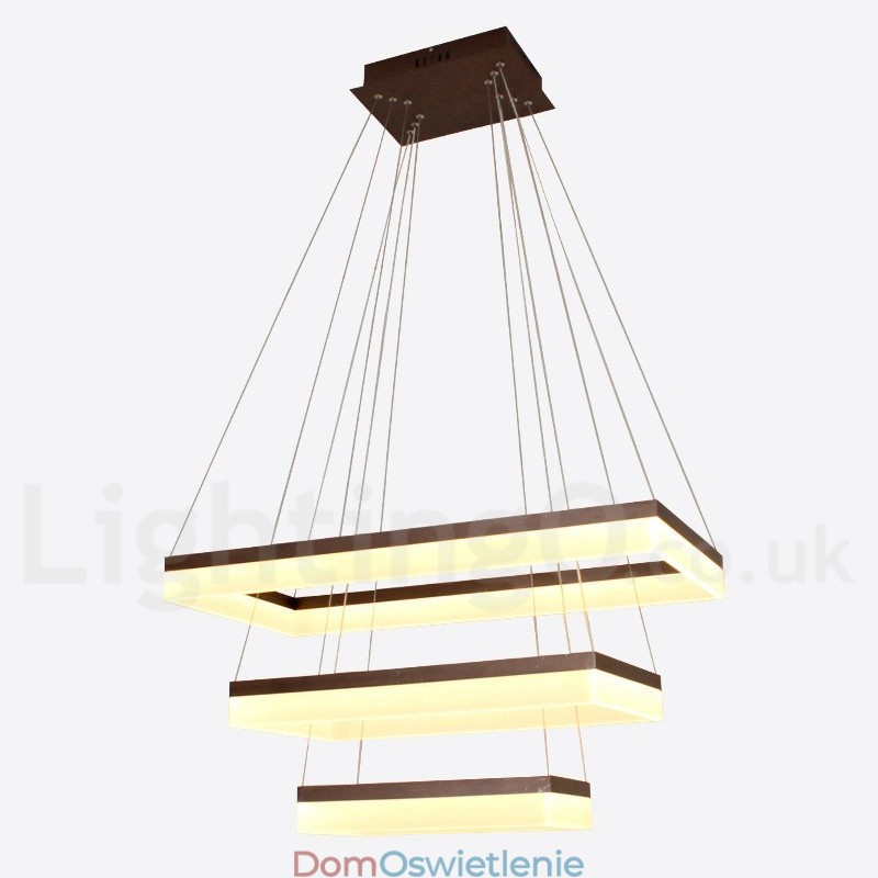 Wi-Fi Smart Dimmable 3 Tiers Nowoczesny styl współczesny lampa wisząca do domu