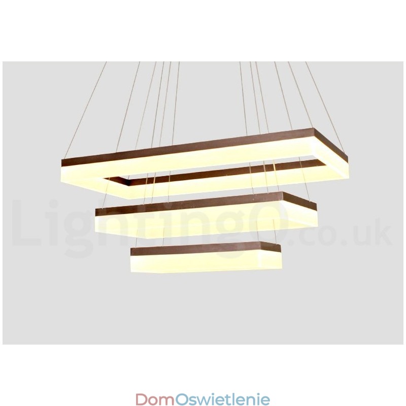 Wi-Fi Smart Dimmable 3 Tiers Nowoczesny styl współczesny lampa wisząca do domu