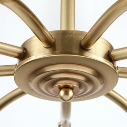 Lampy wiszące kryształowe mini styl tradycyjny klasyczny metalowy