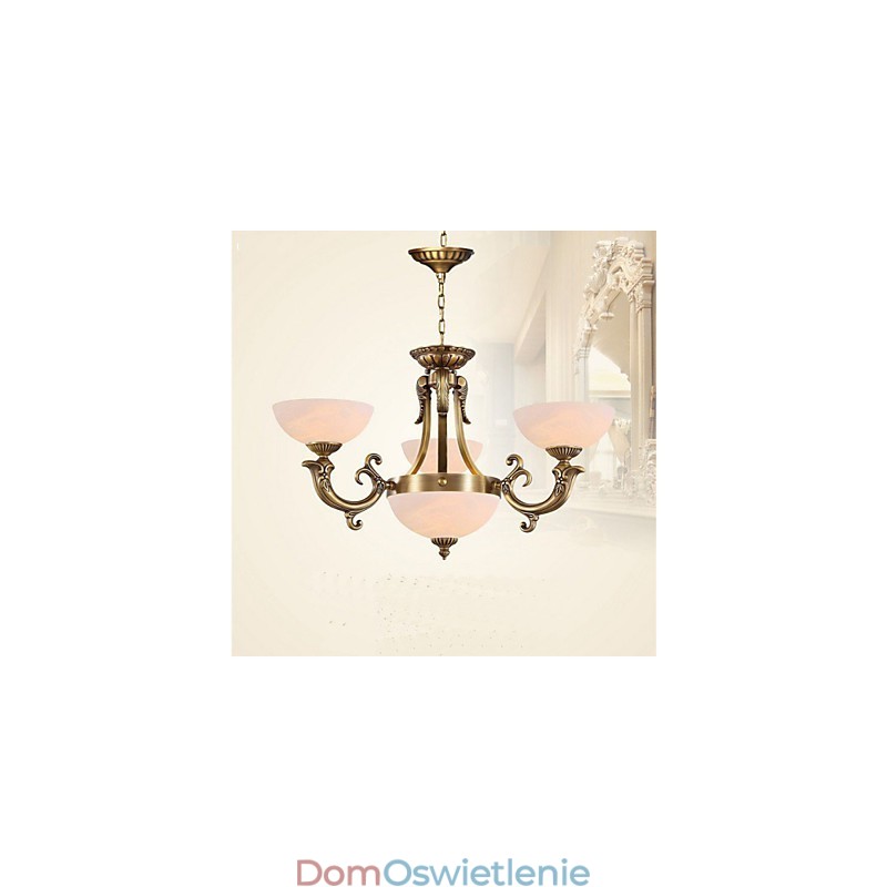 Oświetlenie Jane Marble Art Copper Lamp