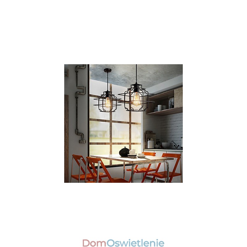 Retro Designers Metalowa lampa wisząca