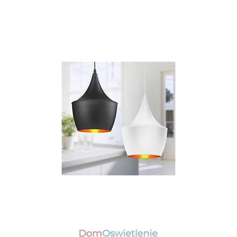 Lampa wisząca Retro Vintage Tom Dixon Design Czarno-biała Typ Lampy wiszące Cafe