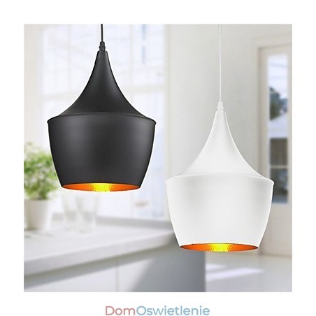 Lampa wisząca Retro Vintage Tom Dixon Design Czarno-biała Typ Lampy wiszące Cafe Lampa wisząca Retro Vintage Tom Dixon Design Czarno-biała Typ Lampy wiszące Cafe