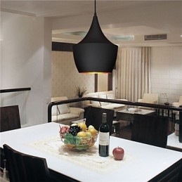 Lampa wisząca Retro Vintage Tom Dixon Design Czarno-biała Typ Lampy wiszące Cafe