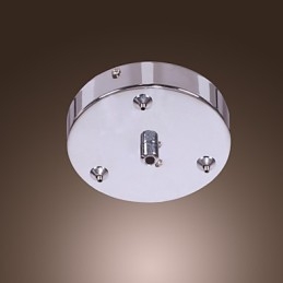 Artystyczna lampa wisząca z 6 kryształkami i szklanym kloszem