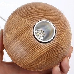 Lampy wiszące Mini styl Latarnia Drewno Bambus