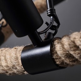 Żyrandol Wisząca Lampa Mini Styl Rustykalny Domek Metalowy