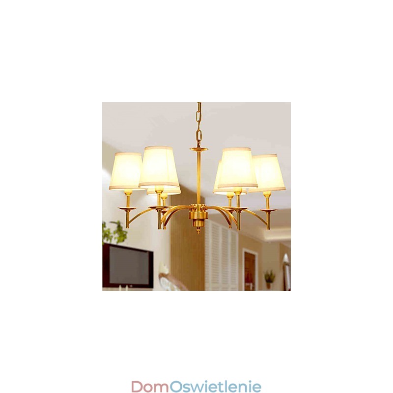 Lampy wiszące kryształowe mini styl tradycyjny klasyczny metalowy