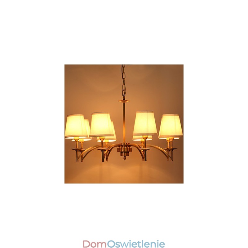 Lampy wiszące kryształowe mini styl tradycyjny klasyczny metalowy