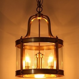 Lampy wiszące kryształowe mini styl tradycyjny klasyczny metalowy